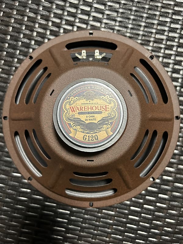 WGS 12” G12Q 20W, 8ohms 2022 Brown Reverb