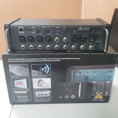 Behringer X Air XR12 12-Input Tablet-Controlled Digital Mixer 2015 - Present - Black image 2