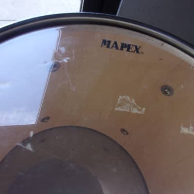 Lot of 2 Mapex V Series Hanging Toms 13" x 10" + 12" x 9" light blue with mounts Has double badges image 18