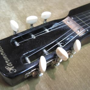 Harmonia 6 String Lap Steel 1970 s Black Reverb
