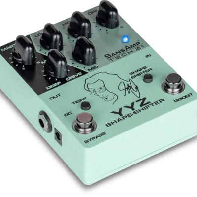Tech 21 YYZ Shape-Shifter Geddy Lee Signature SansAmp Bass Pre-Amp Effects Pedal image 2