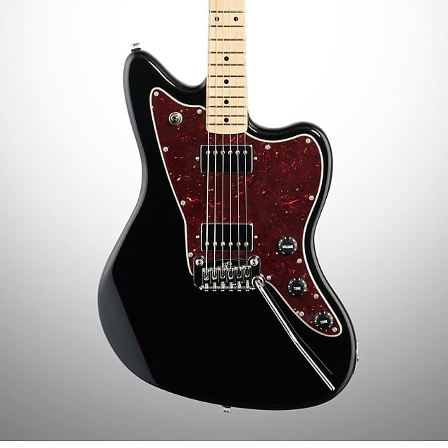 G L Fullerton Deluxe Doheny HH Electric Guitar Jet Black with Case
