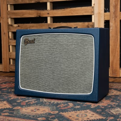 Bartel Roseland 45-Watt 1x12 Guitar Combo Amplifier with Footswitchable Boost in Blue Tolex - CHUCKSCLUSIVE 65th Anniversary Edition image 2