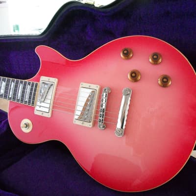 Very Rare Epiphone Elitist Jay Jay French (Twisted Sister)Signature Les Paul Standard Pink Burst SIGNED for sale