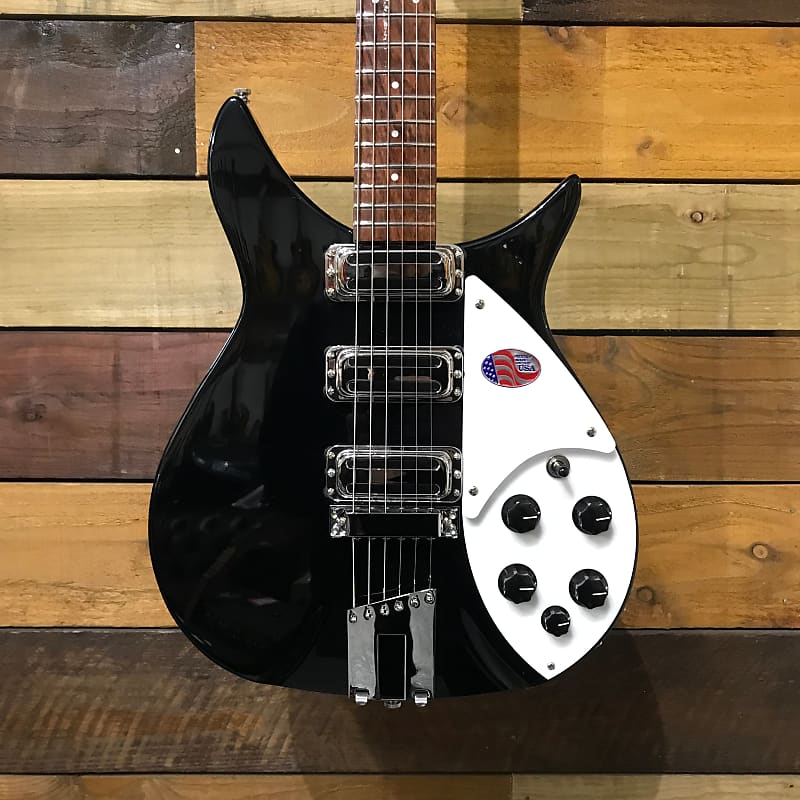 Rickenbacker 350V63 Liverpool, Jetglo | Reverb