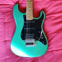 Fender Contemporary Series Stratocaster Deluxe HSS 1986 - Emerald Mist with Red bobin pickup and System 3 v2