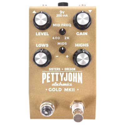 Pettyjohn Electronics Gold Overdrive Mk II | Reverb