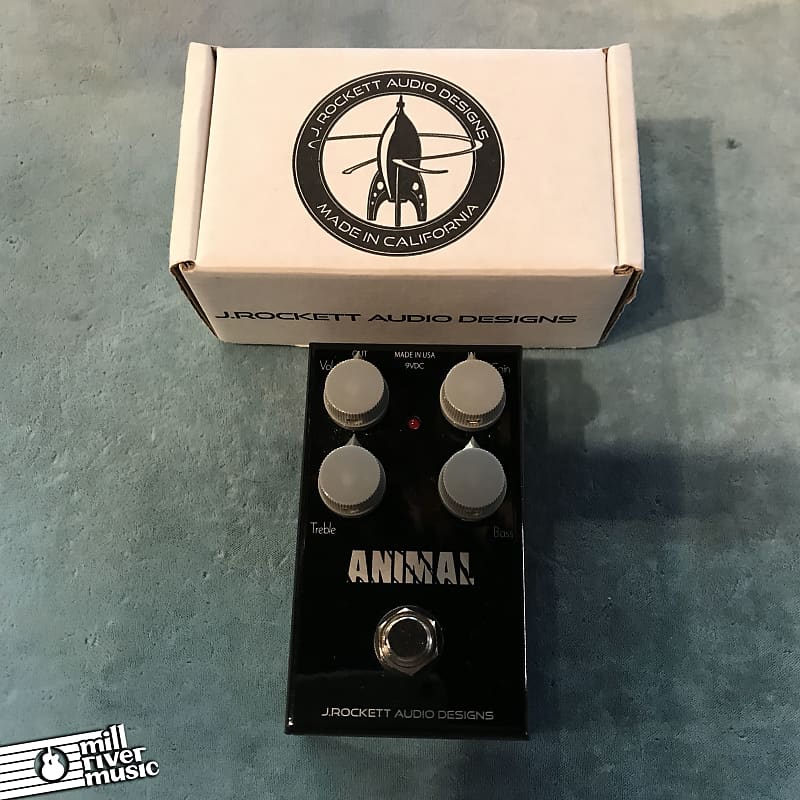 J. Rockett Animal OD Overdrive Effects Pedal w/ Box