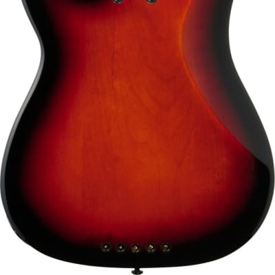 Schecter P-5 5-String Bass Guitar, 3 Tone Sunburst image 3