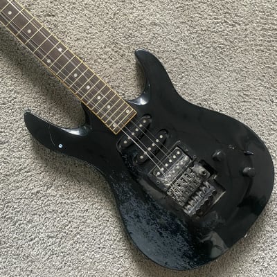Black Electric Guitar HSS, Basswood Body, Maple Neck, Rosewood Fingerboard