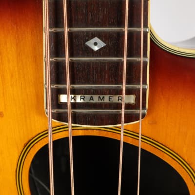 Vintage Kramer KFB-1 Ferrington 4-String Acoustic Electric Bass Guitar image 8