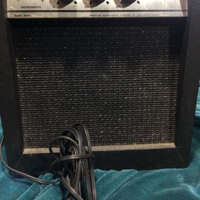 Kalamazoo Model 2 Solid State Combo Amp 1960's ? Black w/ Silver FacePlate image 2