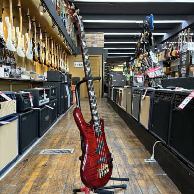 Spector Euro 4 LT Bass Guitar Red Fade Gloss w/Padded Gig Bag image 5