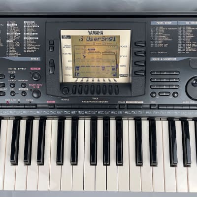 Yamaha PSR-530 Portatone Rare Arranger Keyboard + Cartridge & OEM Adaptor Very Clean Tested image 2
