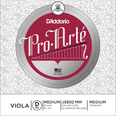 D'Addario Pro-Arte Viola Single D String, Medium Scale, Medium Tension image 1