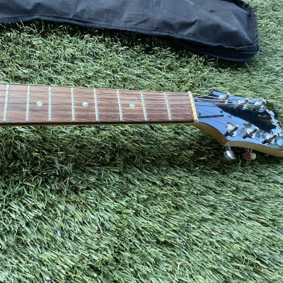 Goldfish Black Electric guitar Guitar - Black Travel Size Mini Rare w/ Original Gig Bag image 4