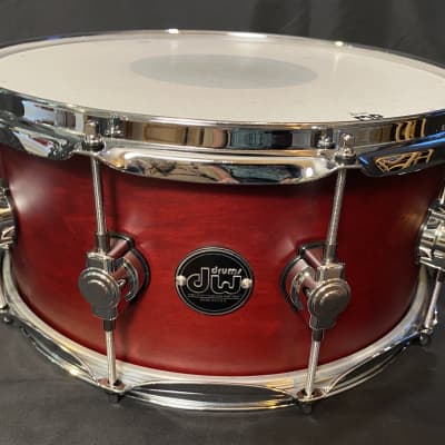 DW 6.5x14” Snare drum Performance series Tobacco Stain image 1