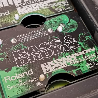Roland SR-JV80-10 Bass and Drums Expansion Board 1990s - Green