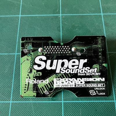 Roland SR-JV80-07 Super Sound Set Expansion Board 1990s - Green