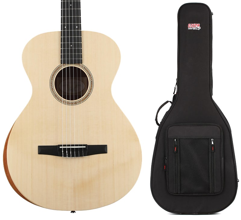 Taylor Academy 12N Nylon String Acoustic Guitar Natural Reverb