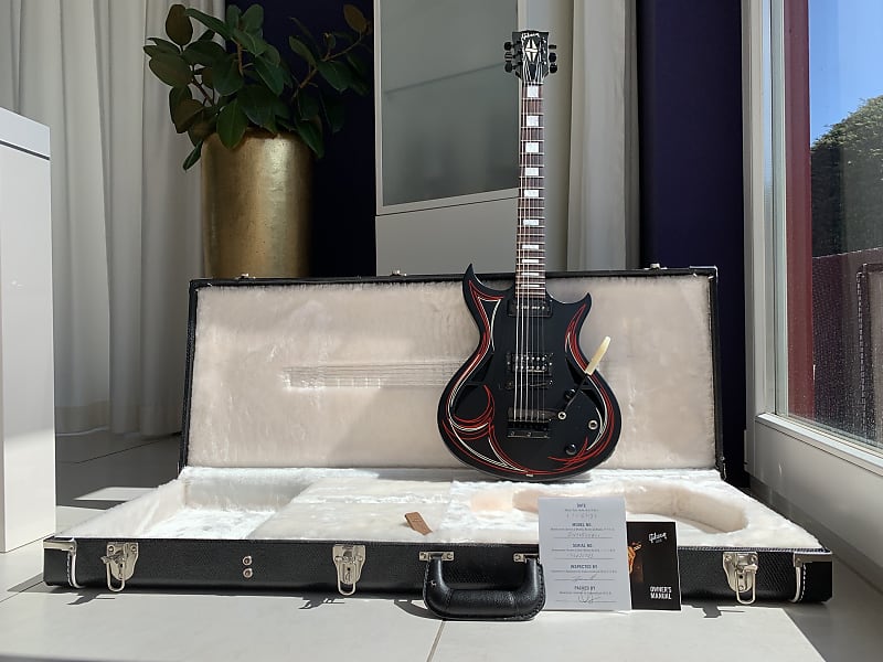 Gibson Gibson N-225 Ebony with Pin Stripe【三条店】