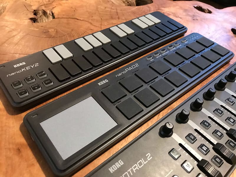 Korg NanoKEY2 NanoKONTROL2 NanoPAD2 complete set w/ case | Reverb