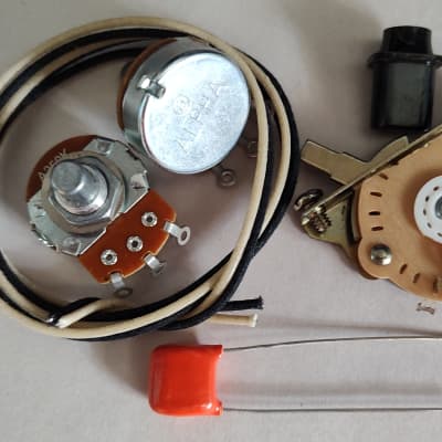 Quality US Spec Wiring Harness Upgrade Kit for Telecaster .033uf Orange Drop Cap image 1