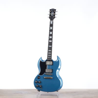 Gibson SG Custom (Left-Handed), Pelham Blue | Modified image 2