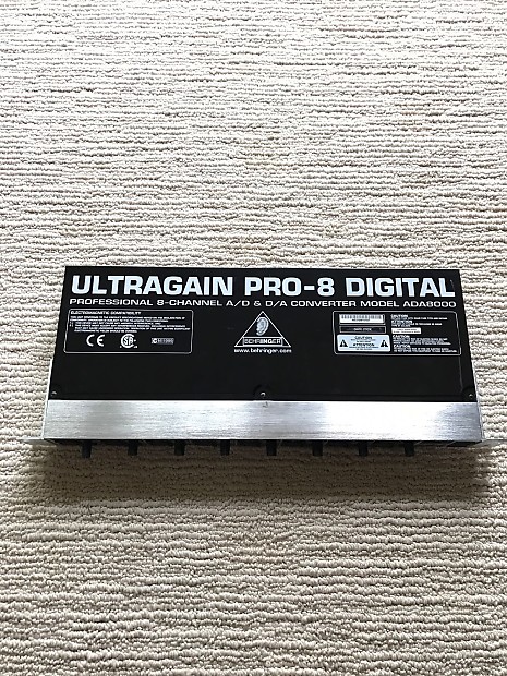 Behringer Ultragain Pro-8 Digital ADA8000 8-Channel Mic Preamp with A/D Converter image 1