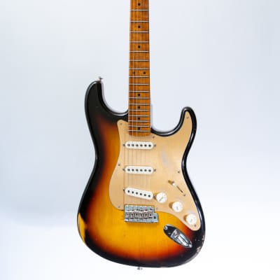 Fender Custom Shop Roasted '56 Stratocaster Relic 2022 - Faded Aged 2-Tone Sunburst image 4