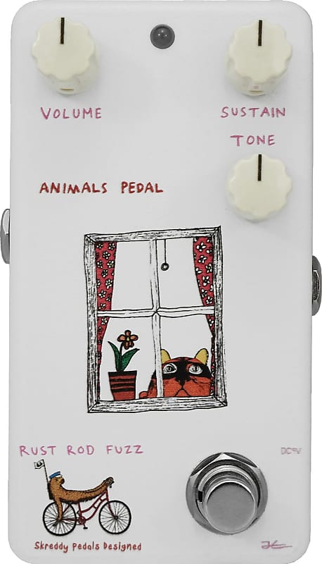 Animals Pedal Rust Rod V2 Fuzz Pedal Designed by Skreddy Pedals image 1