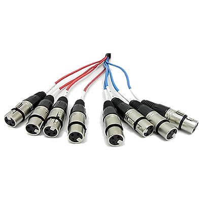 NEW 8 CHANNEL XLR SNAKE CABLE - 15 Feet Pro Audio Patch image 4