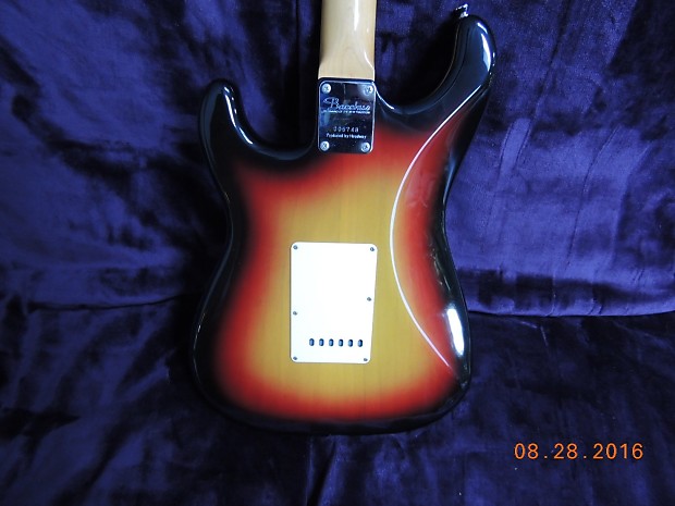 Bacchus BST-62 3 Tone Sunburst Strat Stratocaster electric
