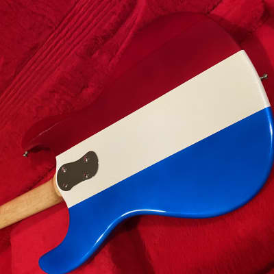 Mosrite “The Ventures" (1965) ~ ”Salesman Sample”~ Red White & Blue image 16