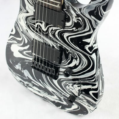 Custom Swirl Painted and Upgraded Jackson JS22-7 With Active EMG's image 3