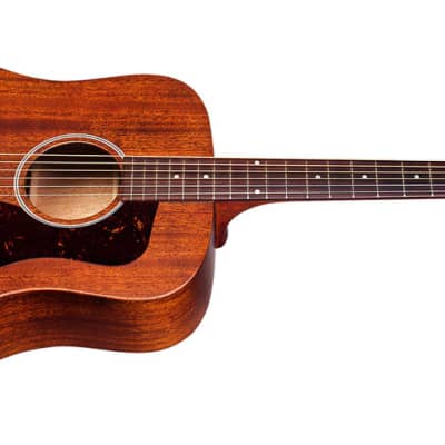 Guild - D-20 - Acoustic Guitar - Solid Mahogany - Natural Finish - w/ Guild Deluxe Humidified Wood Case image 3