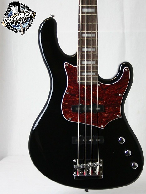 Cort GB34J BK 4-String Bass Black image 1