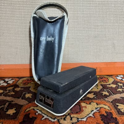Vintage 1970s Jen Cry Baby Crybaby Italy Red Fasel Wah Wah Effects Pedal w/ Bag image 1
