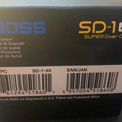 Boss SD-1 40th Anniversary Limited Edition Super Overdrive | Reverb