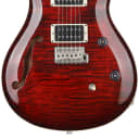 PRS CE 24 Semi-Hollow Electric Guitar - Fire Red Burst (CE24SHFRBd1)