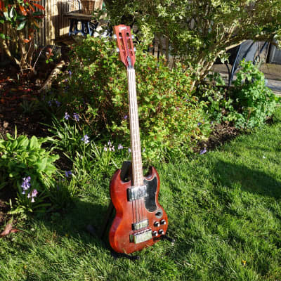 Gibson EB-3 bass guitar with Slotted Headstock 1969 - 1972 - Cherry for sale