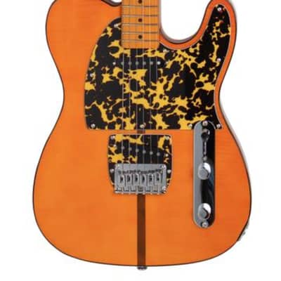 Eastwood Artist Series Mad Cat Flame Maple Top, Ash Body Maple Neck 6-String Electric Guitar image 4