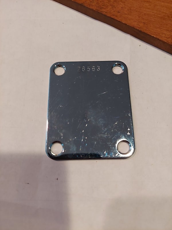 Fender Neck Plate 1958 Chrome | Reverb UK