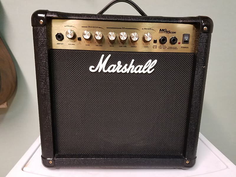 Marshall MG15 CDR 2004 Black/Gold Guitar Amp Combo Made In Korea