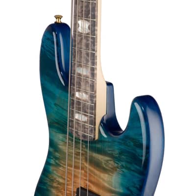 Spector USA Custom Coda4 Deluxe Bass Guitar - Desert Island Gloss - CHUCKSCLUSIVE - #154 - Display Model, Mint image 12