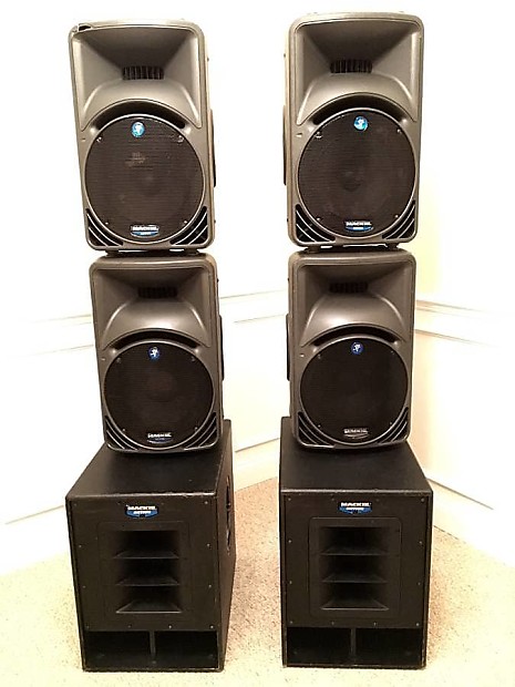 Full Mackie PA - Active - Great Condition | Reverb