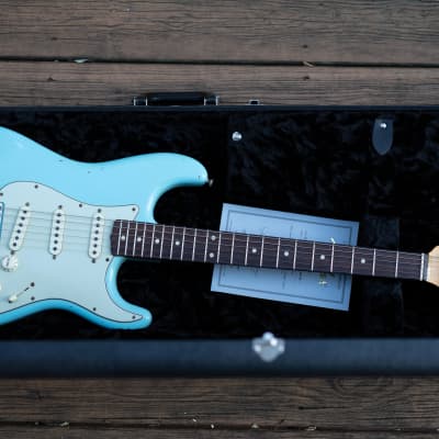 Fender Custom Shop Limited Edition 1961 Relic Stratocaster "Wildwood 10" 2015 Daphne Blue image 18