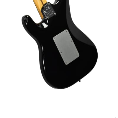 Fender American Ultra Luxe Stratocaster Floyd Rose HSS in Mystic Black US210072427 image 8