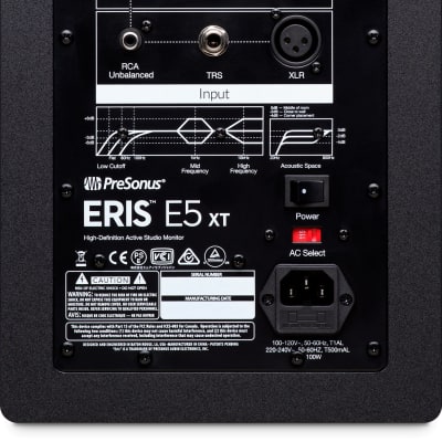PreSonus Eris E5 XT Single 2-Way Active Studio Monitors with Wave Guide (each) image 2