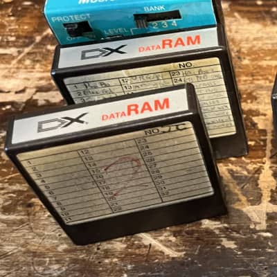 Yamaha DX7 Data RAM Cartridge